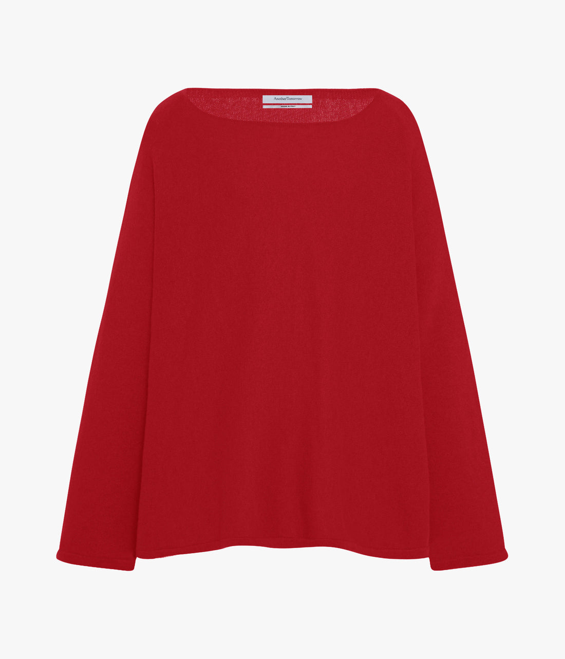 Another Tomorrow Merino Draped Knit in Pinot Noir – Wool Women's Knitwear