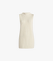 Mock Neck Sleeveless Sweater | Off White