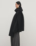 Short Scarf Coat | Black