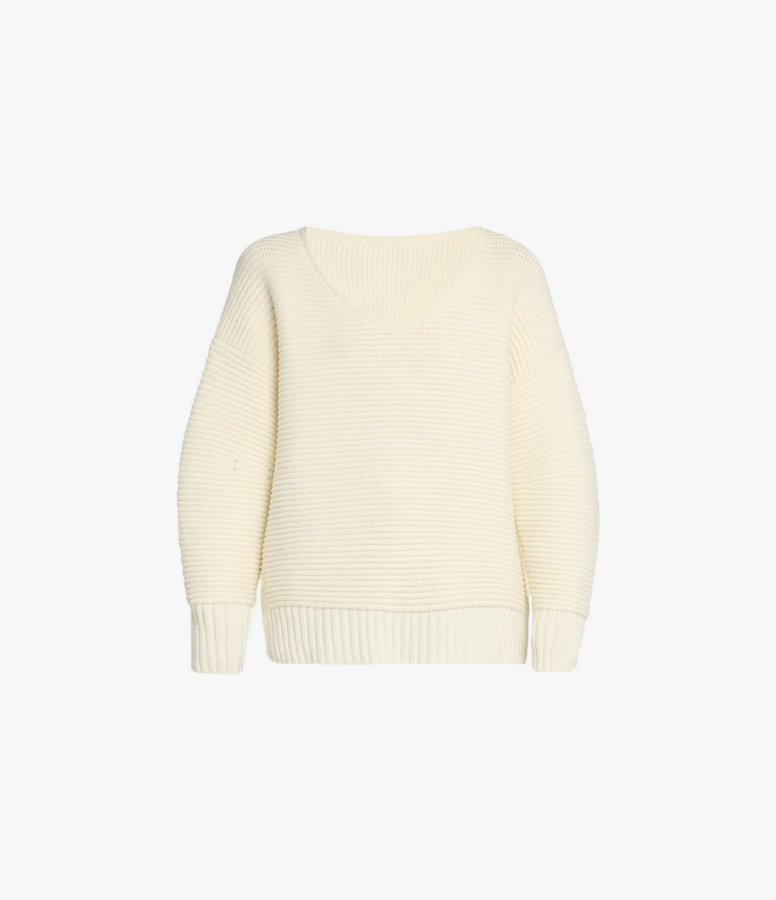 Ottoman Reversible Chunky Sweater | Cream
