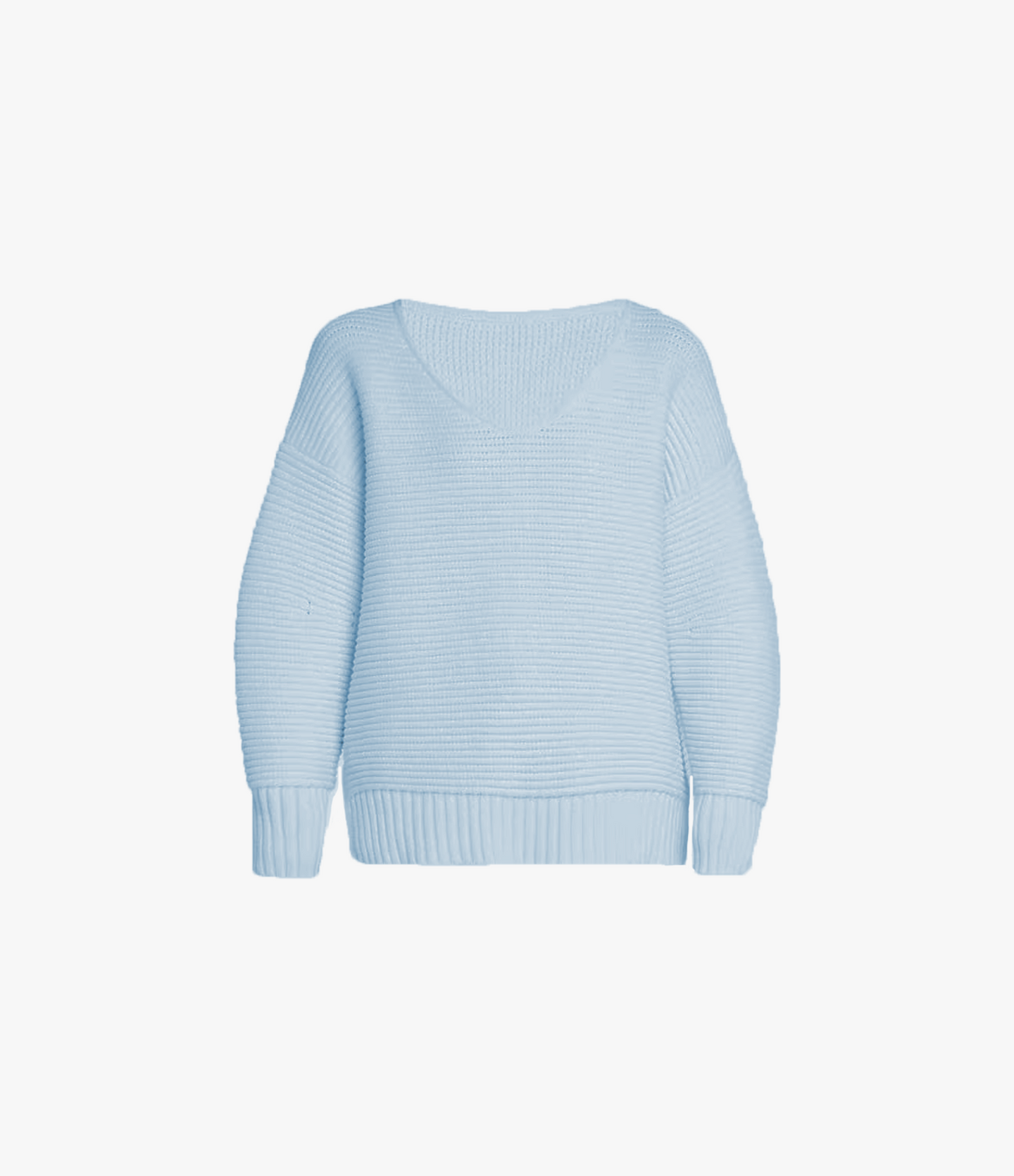 Ottoman Reversible Chunky Sweater | Sky