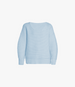 Ottoman Reversible Chunky Sweater | Sky