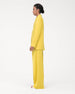 Another Tomorrow Oversized Blazer in Bright Chartreuse – Wool Women's Jacket