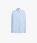 Oversized Men's Shirt | Blue Stripe in blue stripe