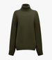 Another Tomorrow Cashmere Oversized Turtleneck in Moss – Cashmere Women's Knitwear