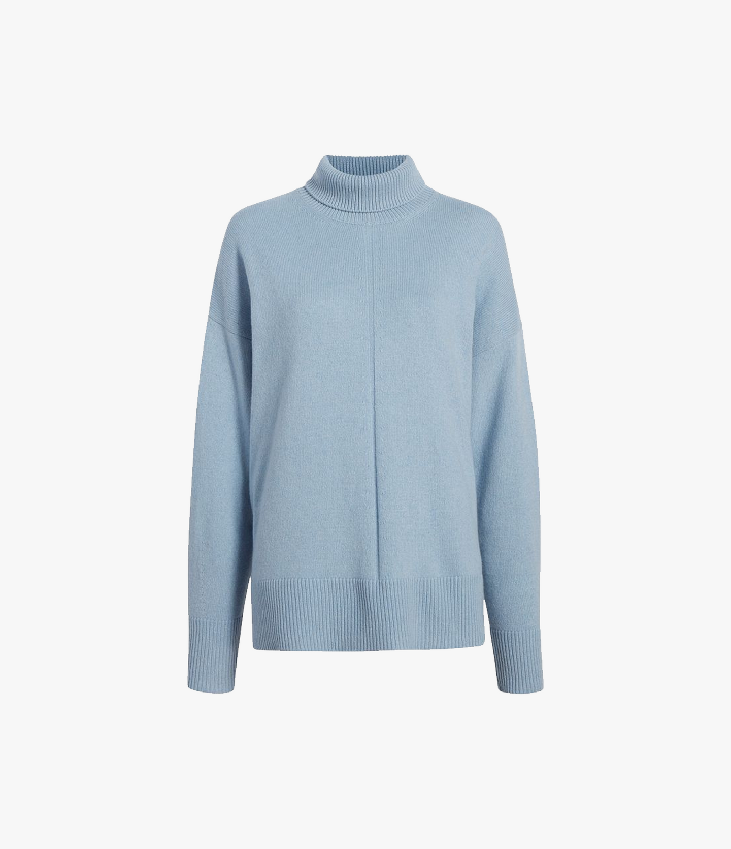Cashmere Oversized Turtleneck | Light Blue