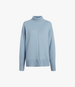 Cashmere Oversized Turtleneck | Light Blue
