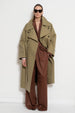Double Face Trench | Olive