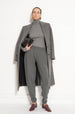 Cashmere Tailored Overcoat | Grey Melange