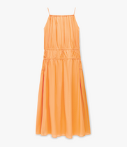 Gathered Scoop Back Dress | Papaya