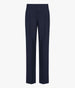 Another Tomorrow Peg Trouser in Navy – Wool Women's Trousers