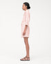 Linen Pleated Short | Quartz