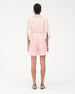 Linen Pleated Short | Quartz