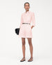 Linen Pleated Short | Quartz