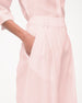 Linen Pleated Trouser | Quartz