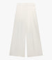 High Waisted Pleated Trouser | Off White