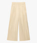 High Waisted Pleated Trouser | Sand