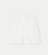 Fluid Pleated Short | Off White