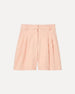 Linen Pleated Short | Quartz