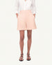 Linen Pleated Short | Quartz