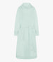 Another Tomorrow Recycled Nylon Trench in Aquamarine – Nylon Women's Outerwear