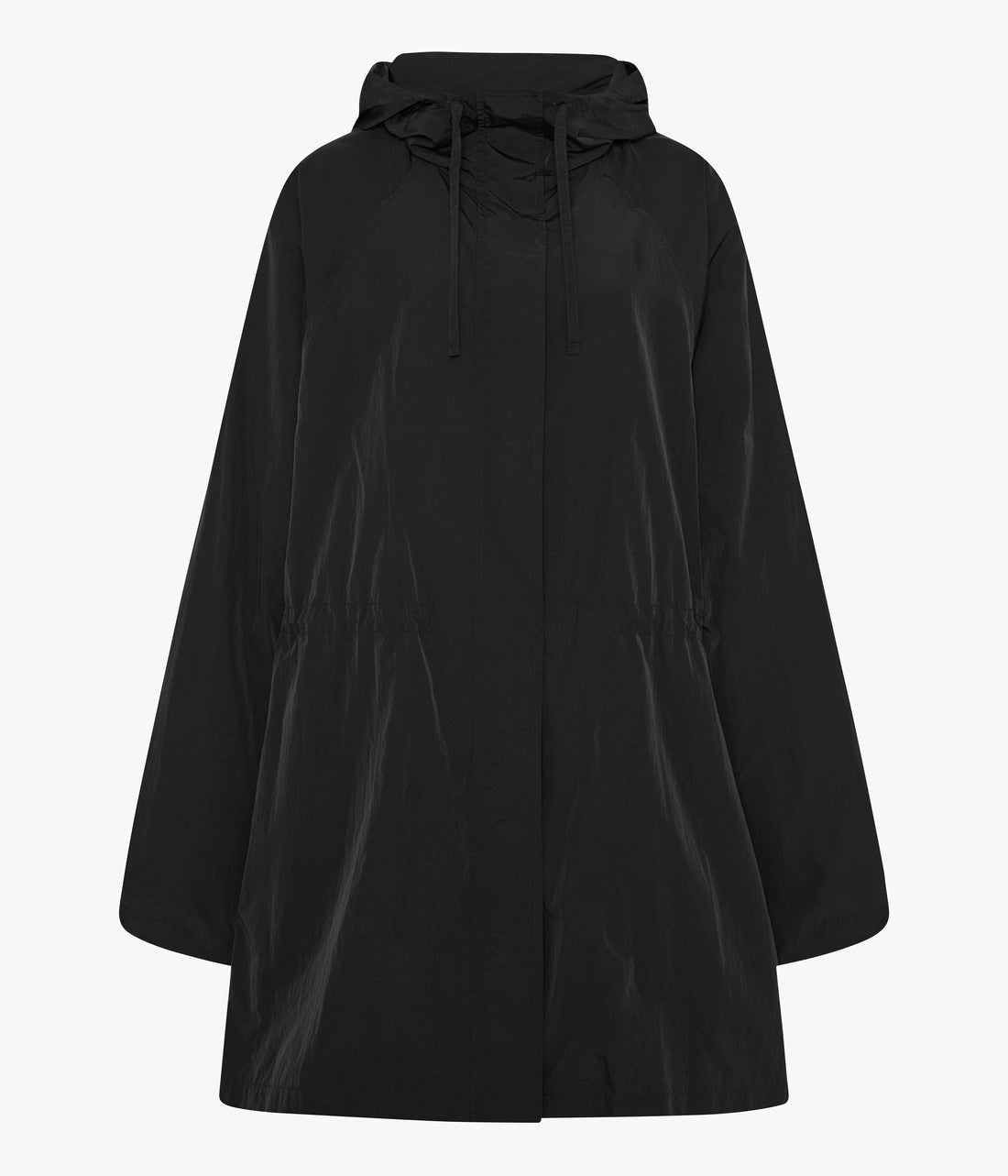 Recycled Nylon Anorak | Black