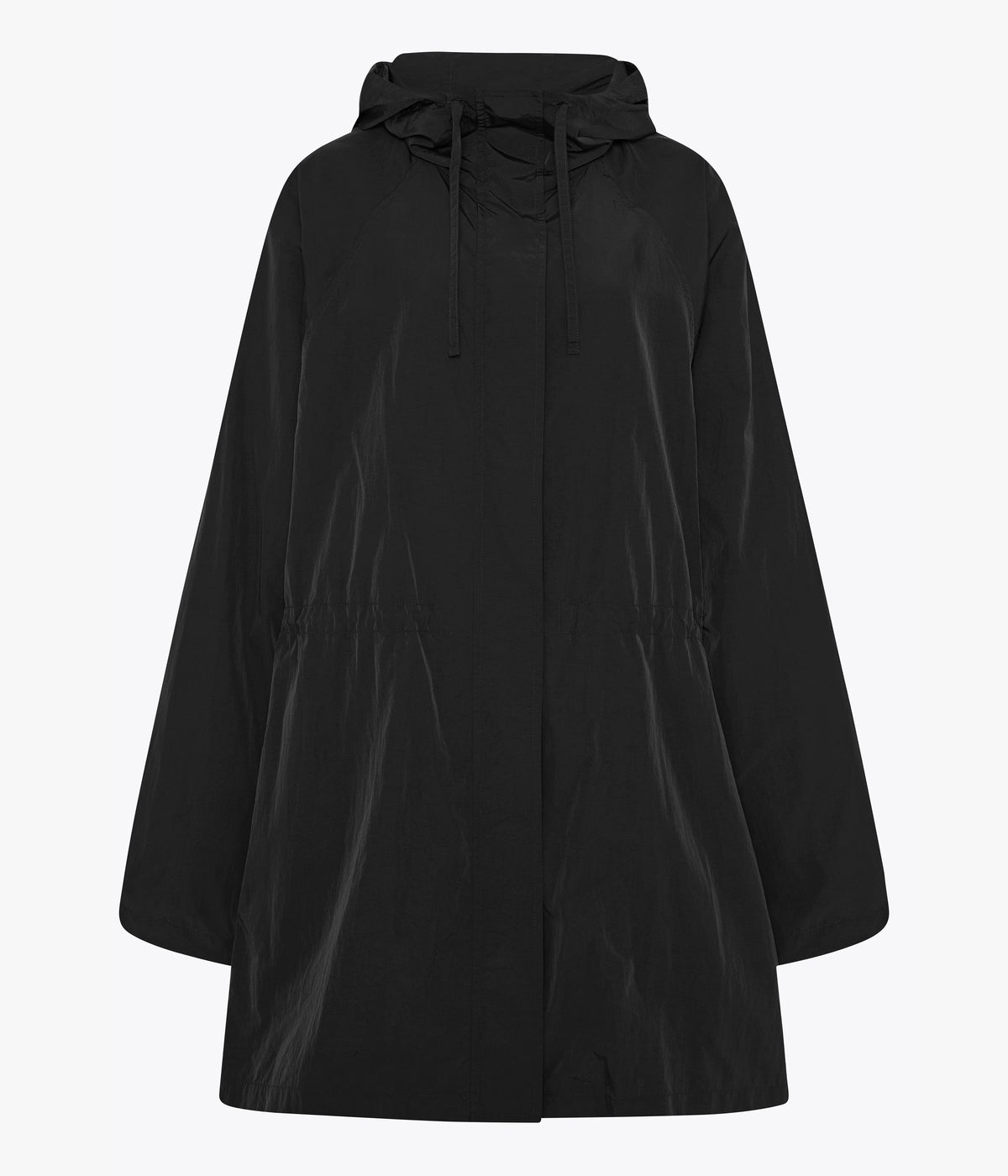 Recycled Nylon Anorak | Black