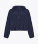 Another Tomorrow Recycled Nylon Short Blouson in Navy – Nylon Women's Outerwear