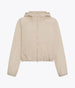 Another Tomorrow Recycled Nylon Short Blouson in Sand – Nylon Women's Outerwear