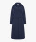 Another Tomorrow Recycled Nylon Trench in Navy – Nylon Women's Outerwear
