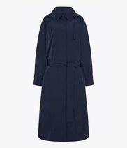 Recycled Nylon Trench | Navy
