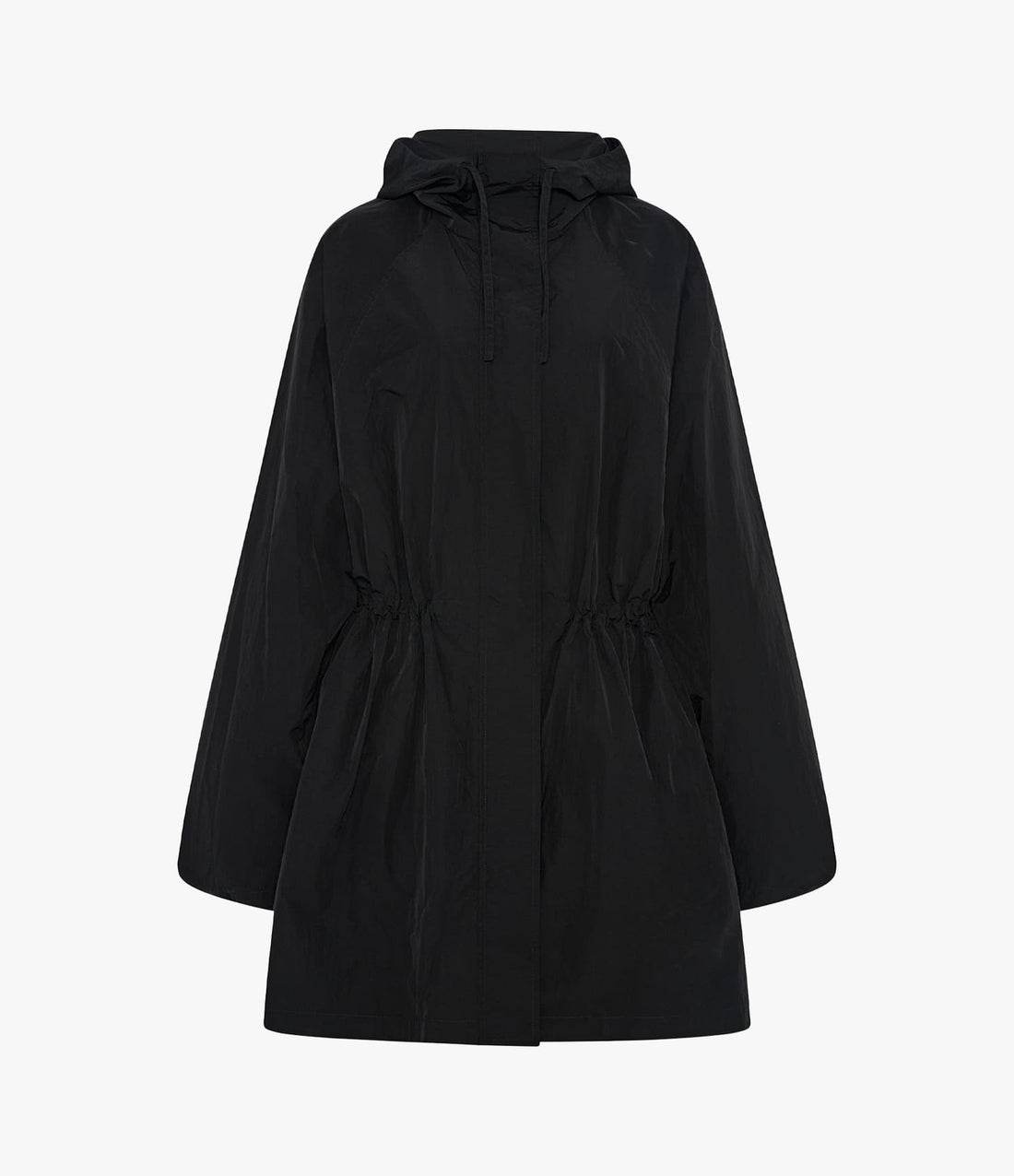 Recycled Nylon Anorak | Black