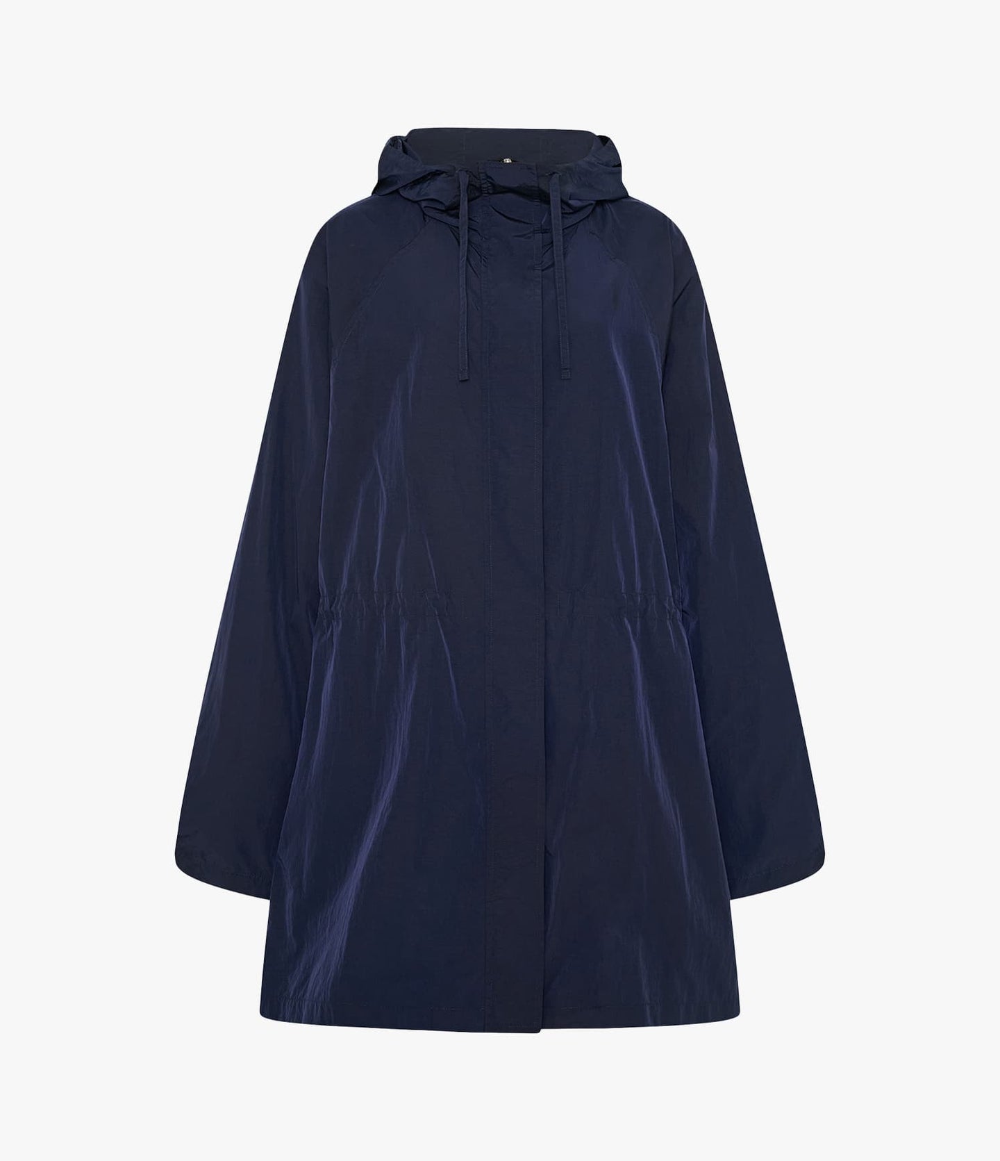 Another Tomorrow Recycled Nylon Anorak in Navy – Nylon Women's Outerwear