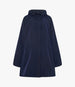 Another Tomorrow Recycled Nylon Anorak in Navy – Nylon Women's Outerwear