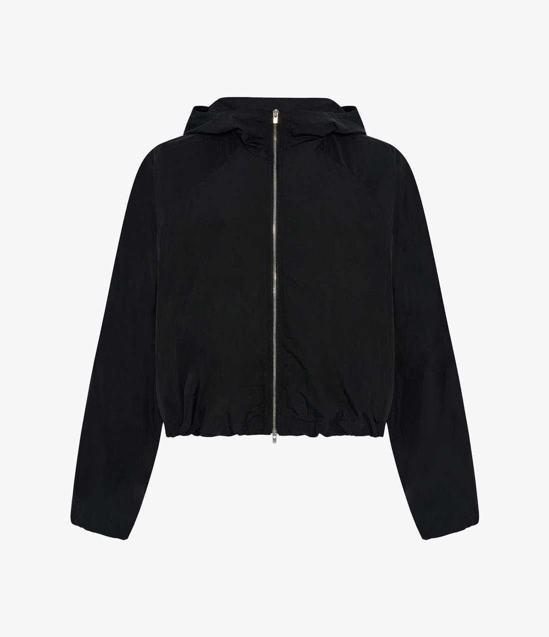 Recycled Nylon Short Blouson | Black