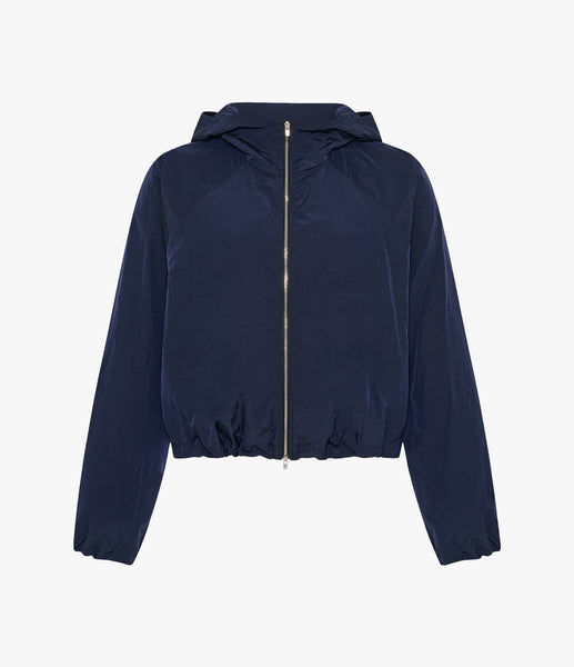Recycled Nylon Short Blouson | Navy – Another Tomorrow