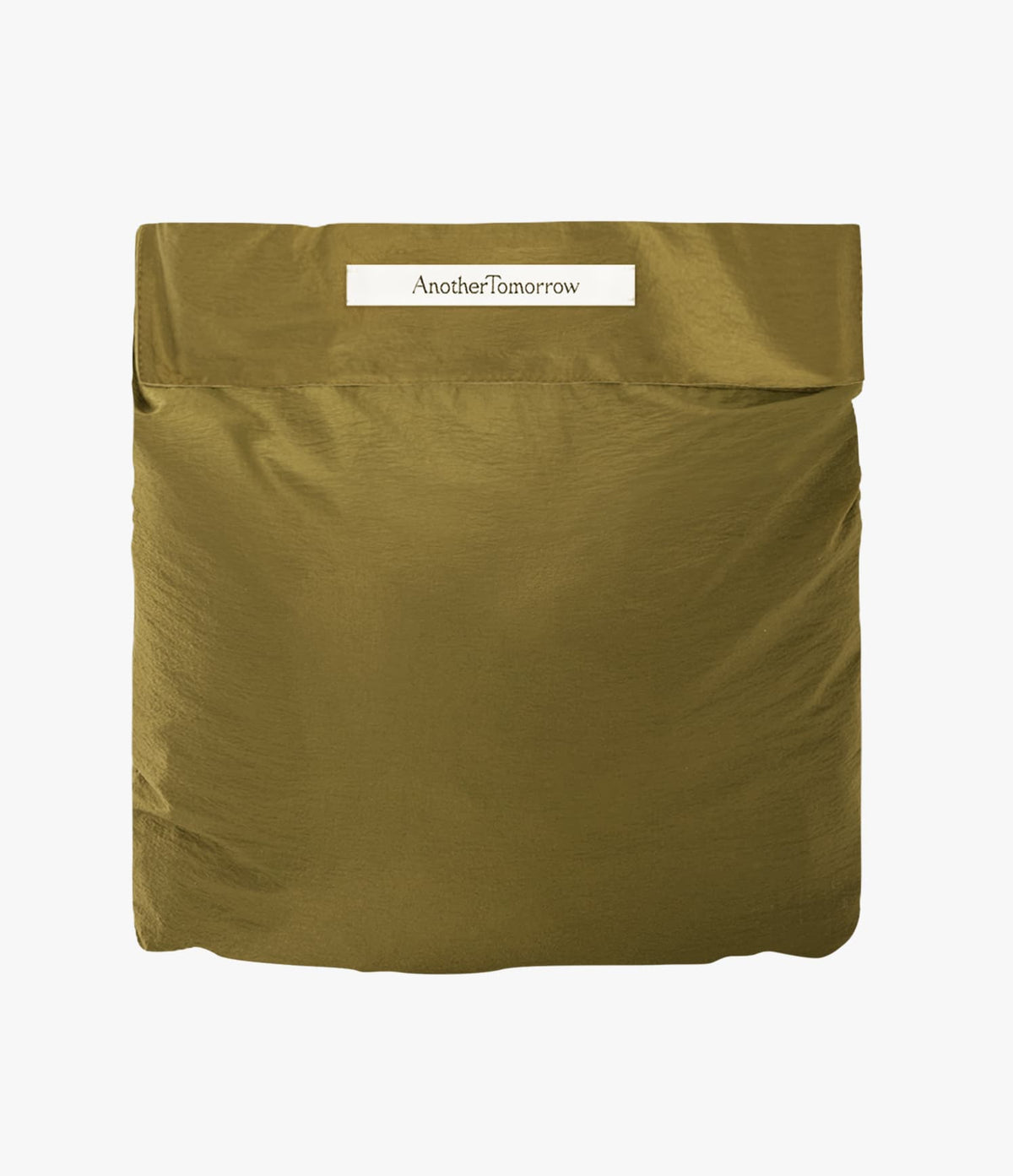 Another Tomorrow Recycled Nylon Trench in Olive – Nylon Women's Outerwear