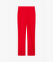 Another Tomorrow Classic Trouser in Fire Red – Wool Women's Trousers