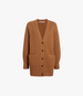 Cashmere Relaxed Cardigan | Camel
