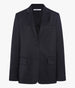 Another Tomorrow Wool Relaxed Blazer in Black – Wool Women's Jacket