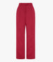 Another Tomorrow Relaxed Wide Leg Pant in Pinot Noir – Wool Women's Trousers