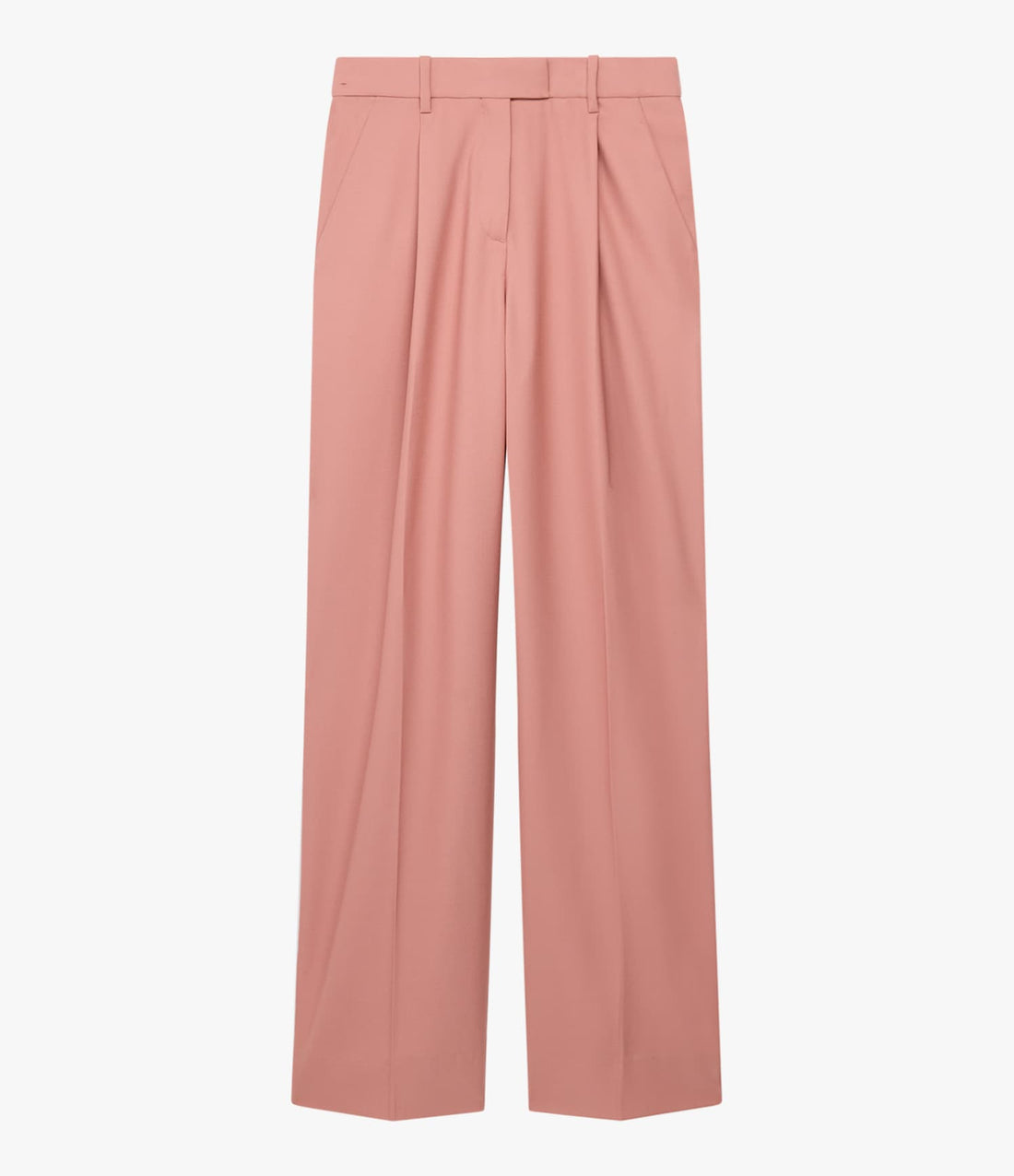 Another Tomorrow Relaxed Wide Leg Pant in Canyon – Wool Women's Trousers