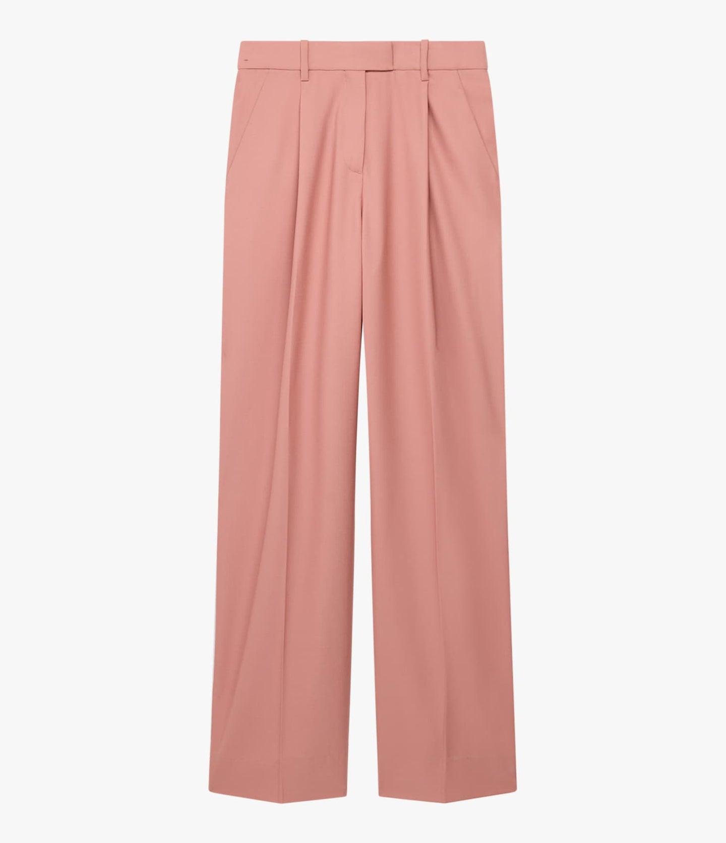 Another Tomorrow Relaxed Wide Leg Pant in Canyon – Wool Women's Trousers
