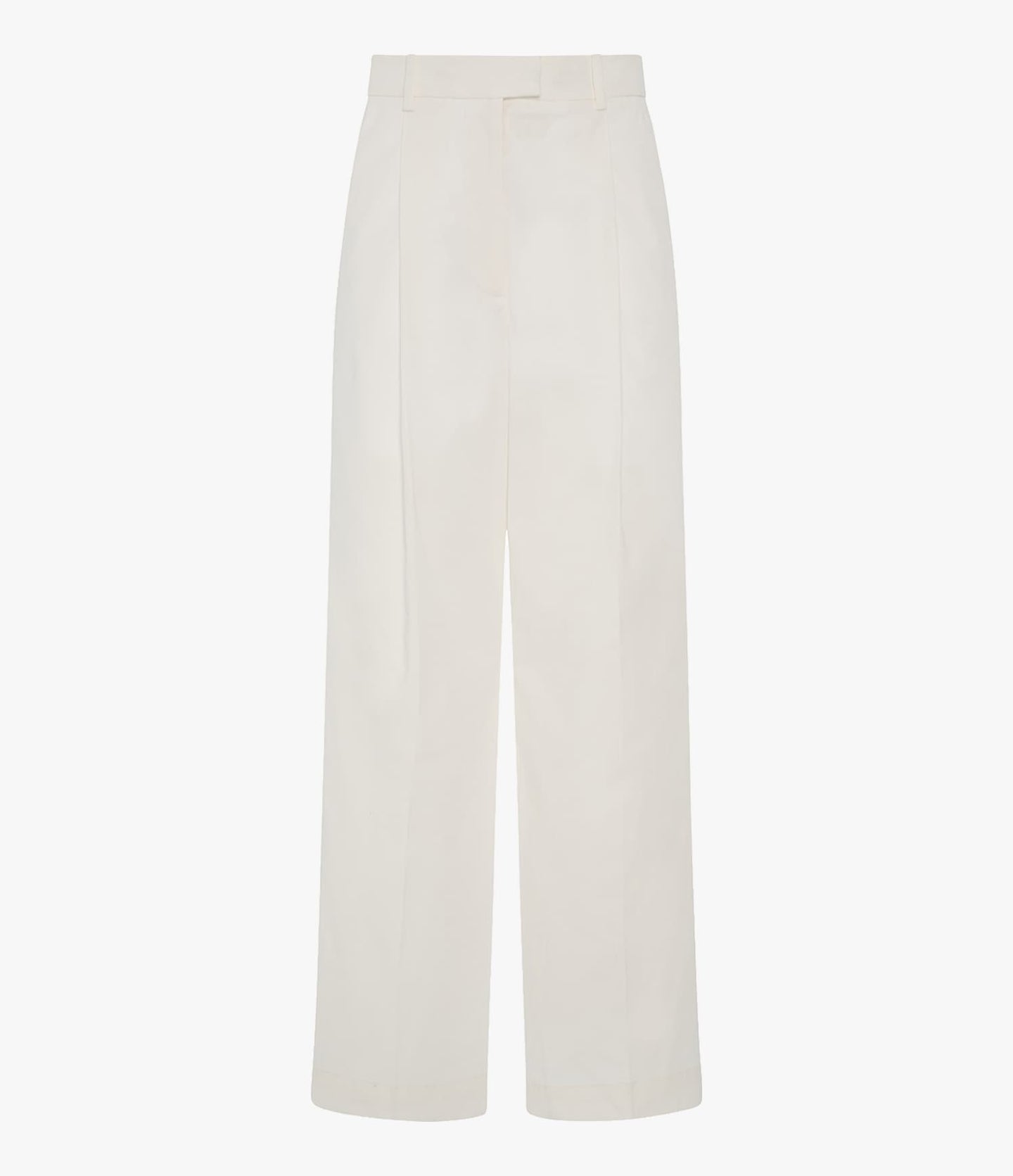 Relaxed Wide Leg Pant | Off White