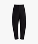 Another Tomorrow Curved Cargo Pant in Black – Cotton Women's Trousers