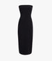 Another Tomorrow Doppio Structured Dress in Black – Wool Women's Dress