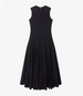 Another Tomorrow Panelled Flare Dress in Black – Crêpe Women's Dress