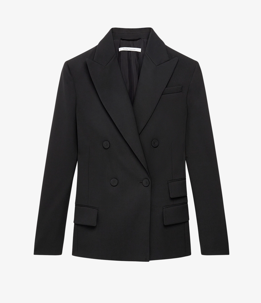 Oversized Double Breasted Jacket - Resale | Black