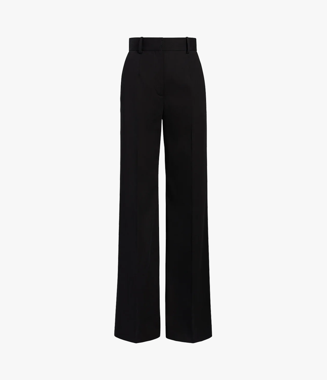 Another Tomorrow Wide Leg Pant in Black – Cotton Women's Trousers
