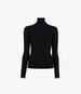 Ribbed Turtleneck | Black